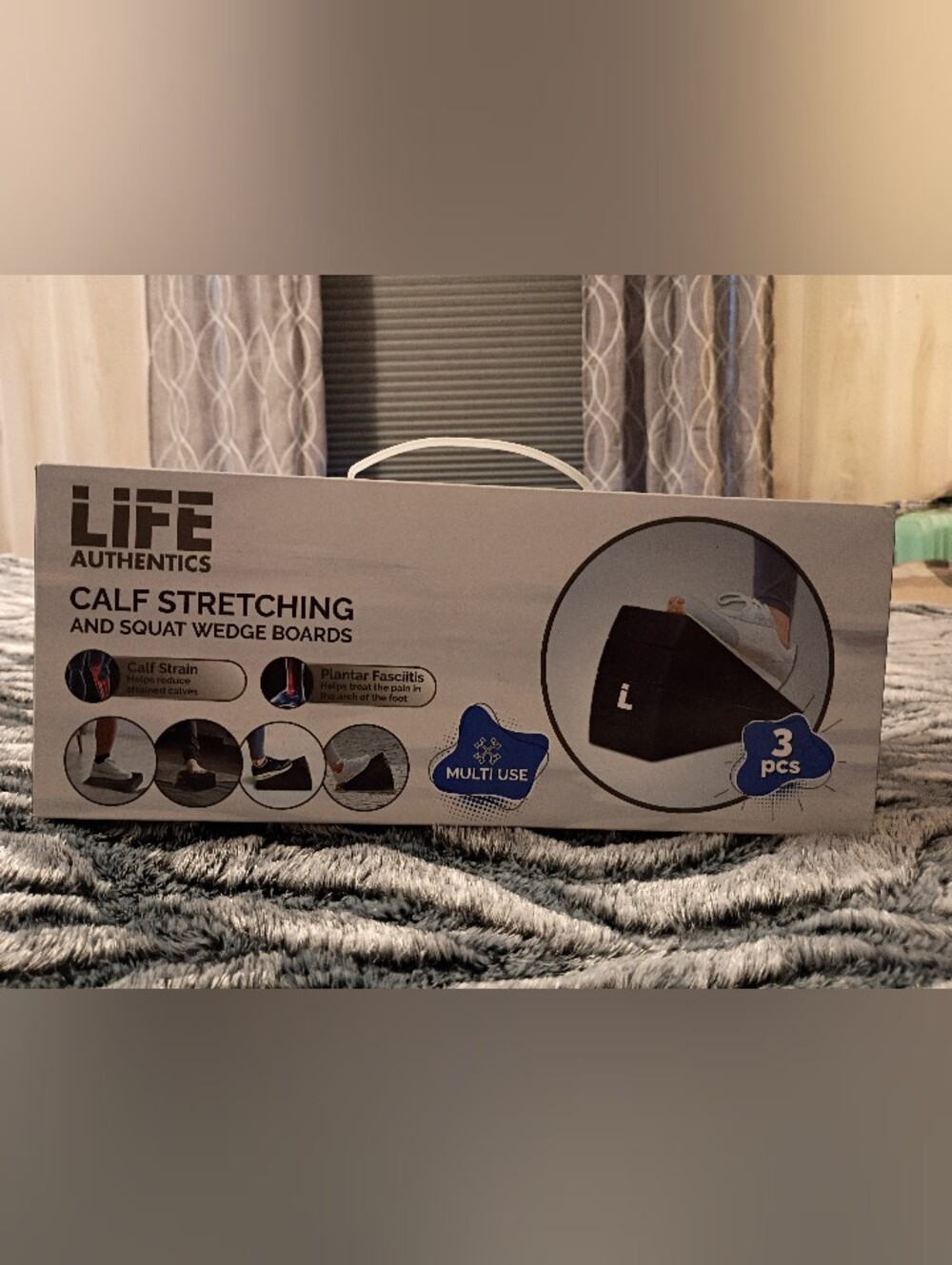 Life Authentics Calf Stretching and Squats Wedge Boards